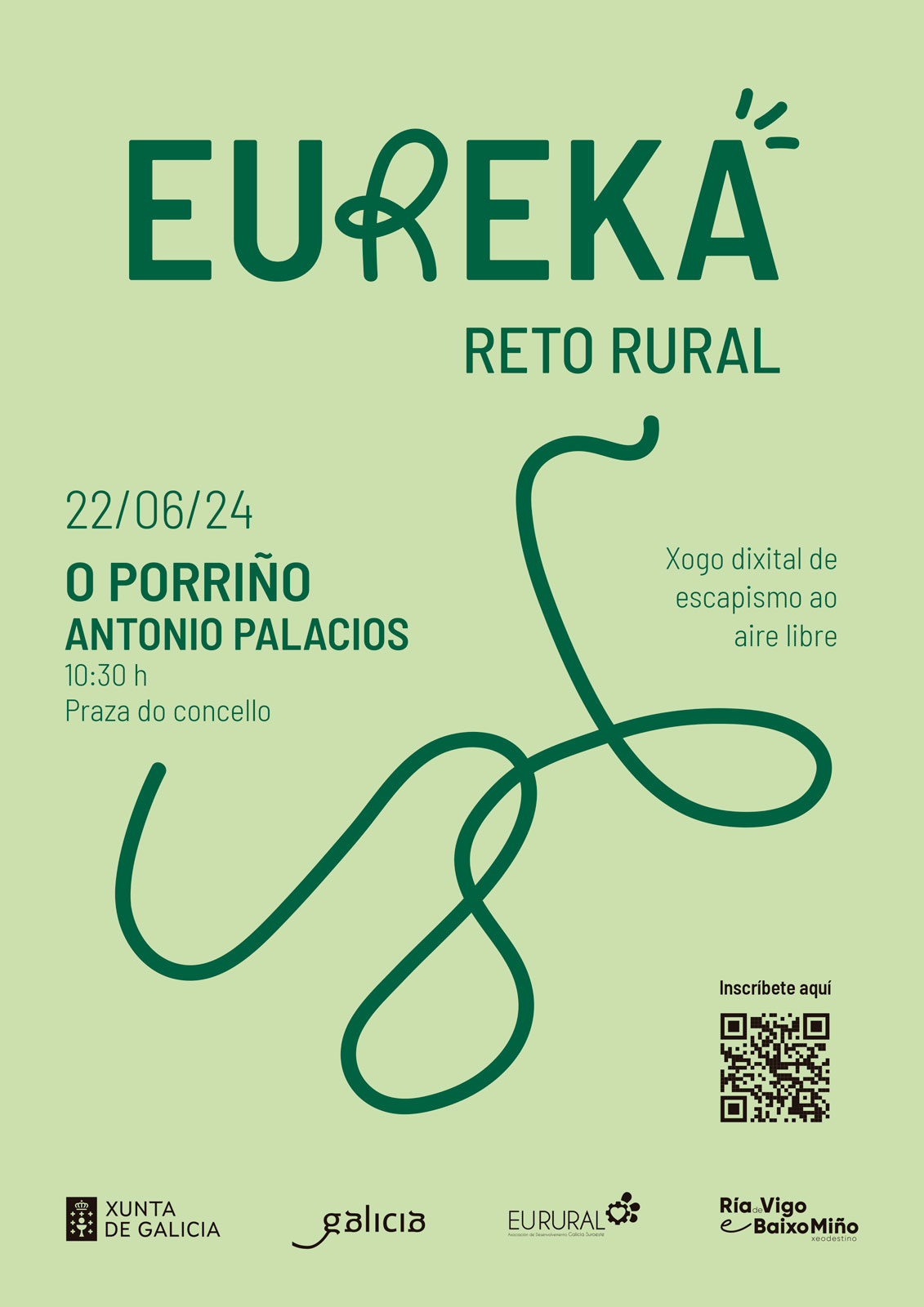 Antonio Palacios, gran protagonista do desafío de Eureka Reto Rural no Porriño